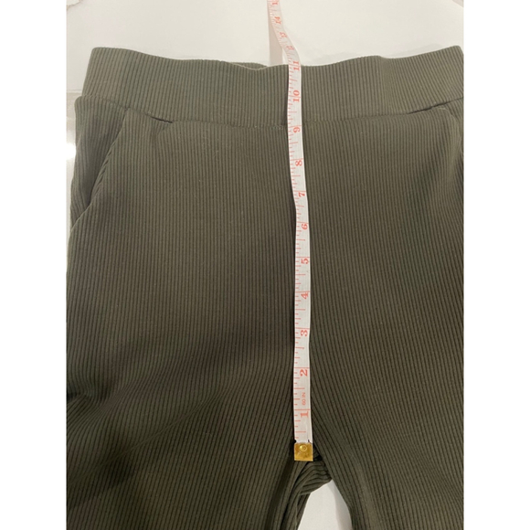 Naked Wardrobe High Waisted Snatched Ribbed Legging Baddie Pants Womens Medium - Picture 9 of 10